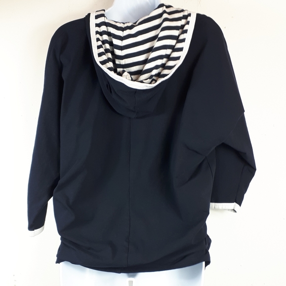 Sailor Toni  Navy  Stretchy Pullover Hoodie - Picture 2 of 6